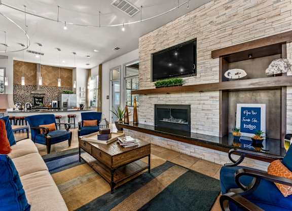 Firepit Lounge at Bridge at Indigo, Austin, TX