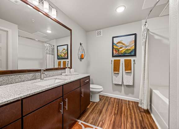Modern Bathroom at Bridge at Southpark Meadows, Austin
