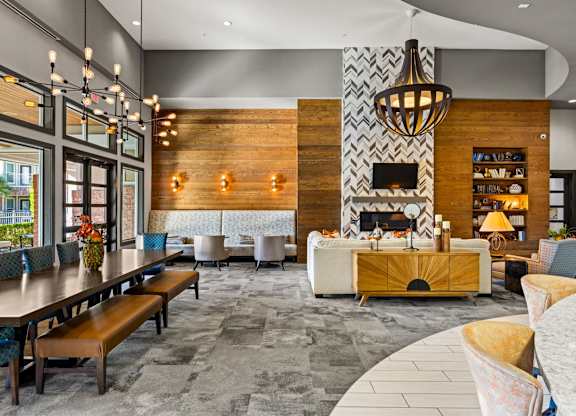 Resident Clubroom at Bridge at Southpark Meadows, Austin, Texas