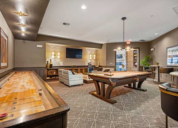 Game Room at Bridge at Southpark Meadows, Austin, Texas