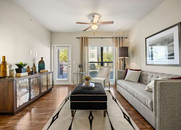 Living Room at Bridge at Southpark Meadows, Texas