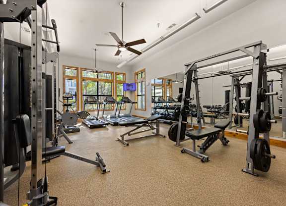 Gym at Bridge at Southpark Meadows, Austin