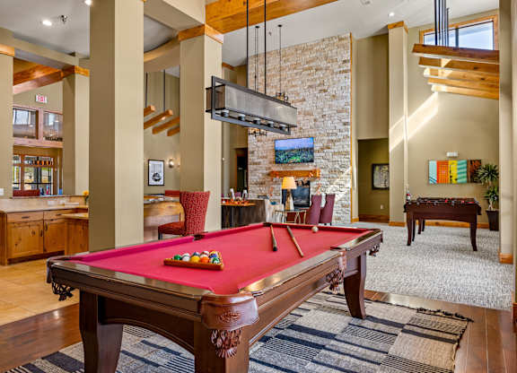 Billiards Table at Bridge at Southpark Meadows, Texas, 78748
