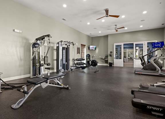 Gym at The James on South First, Austin, TX, 78748