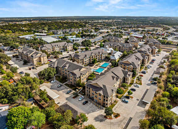 Drone View at The James on South First, Austin, Texas
