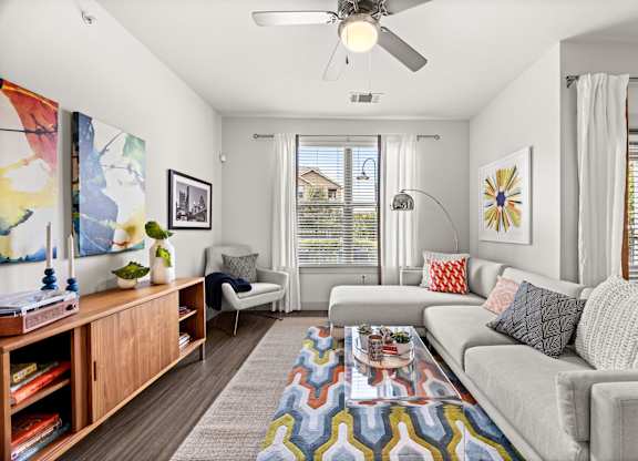 Living Room at The James on South First, Austin, Texas