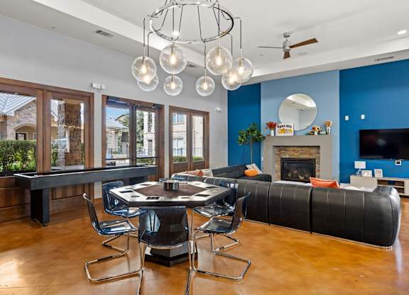 Lounge Area at The James on South First, Austin, Texas