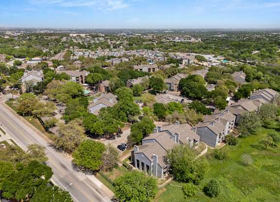 Drone View at Montecito, Texas