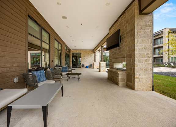Outdoor Living Areas at The Haywood Apartments, Austin