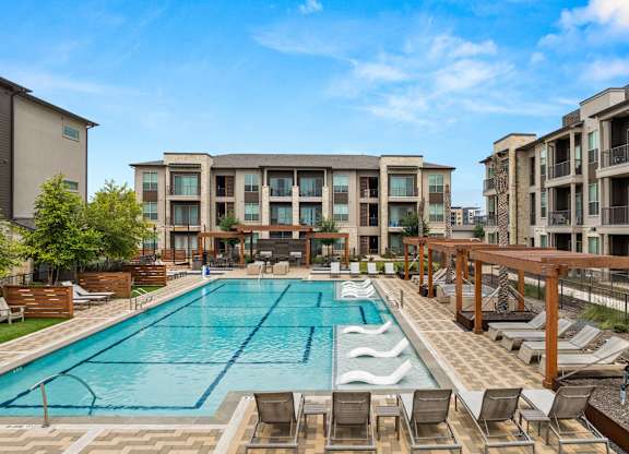 Pool With Sundecks at The Haywood Apartments, Austin, 78748