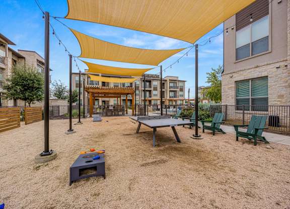 Outdoor Ping Pong Table at The Haywood Apartments, Texas, 78748