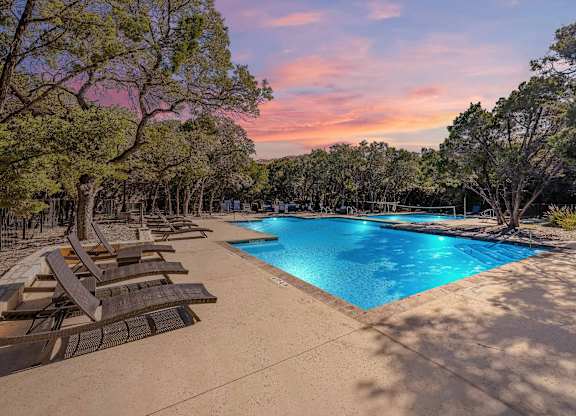 Twilight Pool at Bridge at Heritage Woods, Texas