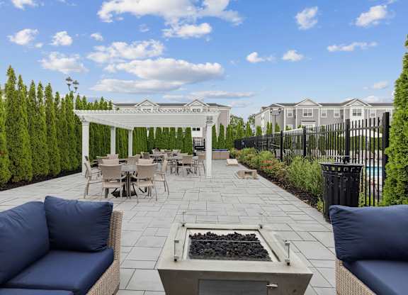 Firepit seating area