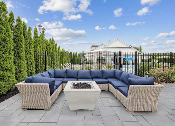 Firepit lounge view