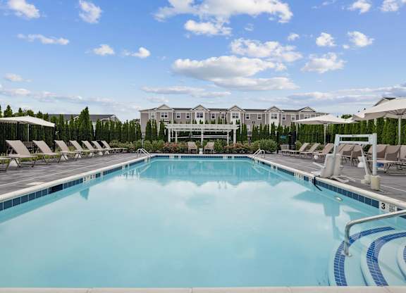 Pool close-up view