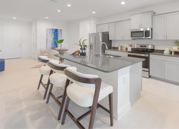 Large Kitchen at Fiore Townhomes, Venice