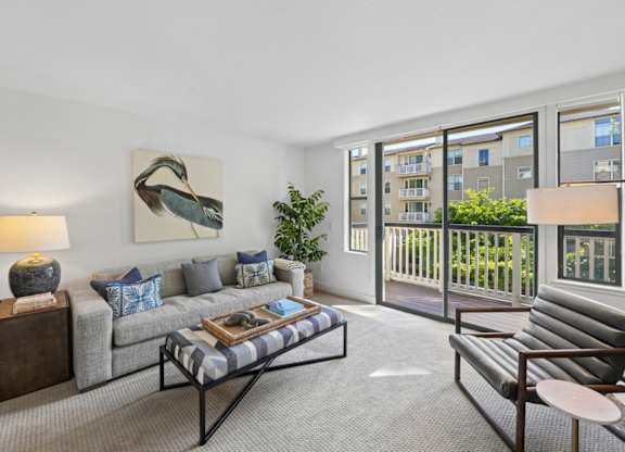living room with open layout and natural light