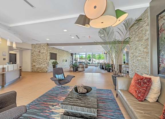 Lobby Lounge at Prosperity Flats.