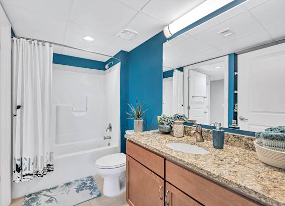 Bathroom at Prosperity Flats.