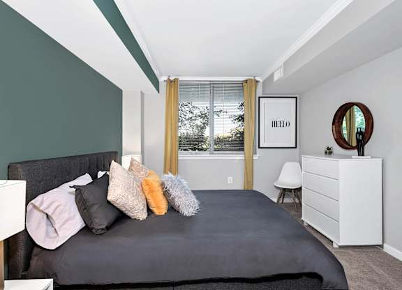 Bedroom at Prosperity Flats.