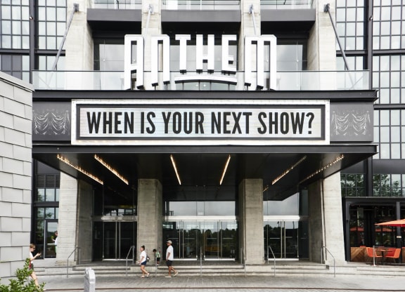 The Anthem Concert Hall exterior