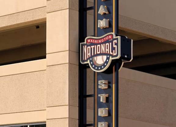 a sign on the side of a building