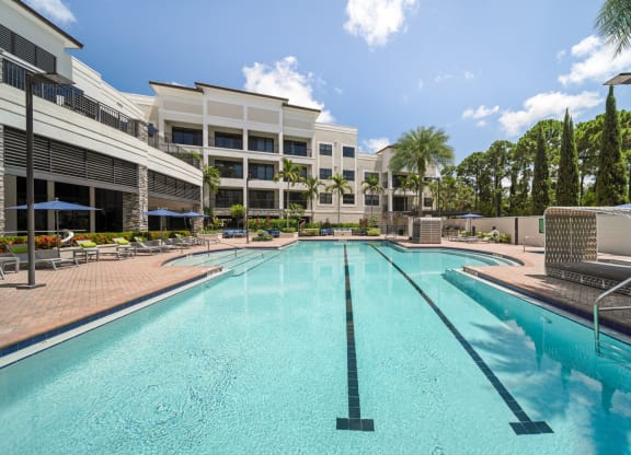 Heated, resort style pool