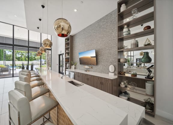 Clubhouse bar