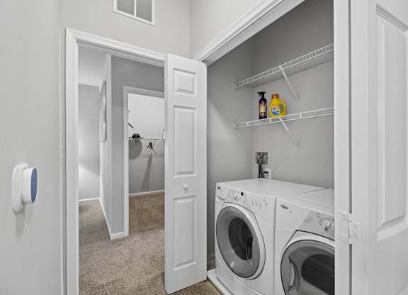 In unit washer and dryer