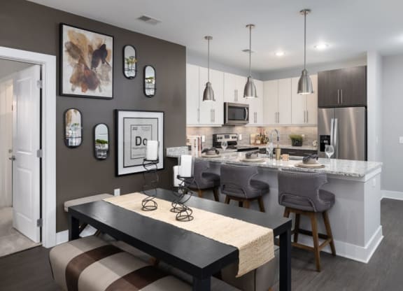 Gourmet Kitchen With Island at Cameron Square, Alexandria