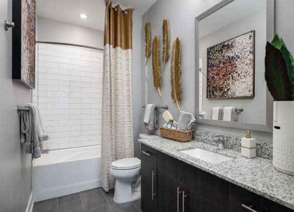 Luxurious Bathrooms at Cameron Square, Alexandria, VA