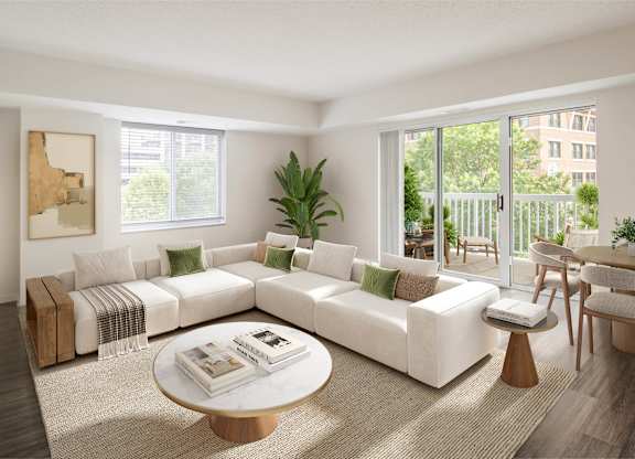 2 Bedroom Living and Dining room