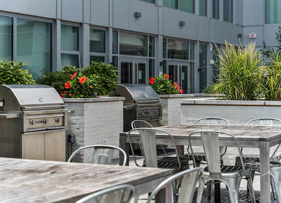 photo of rooftop grill