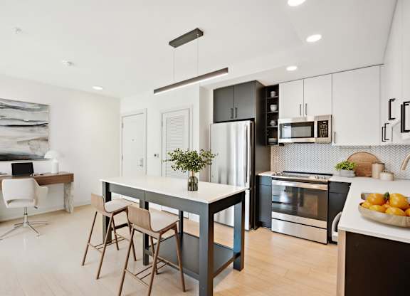 Kitchen and dining room