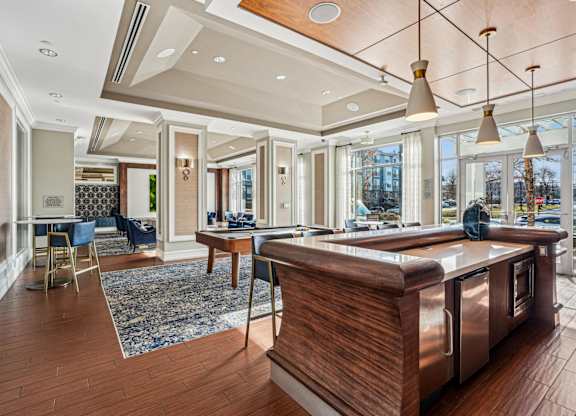 Clubroom bar