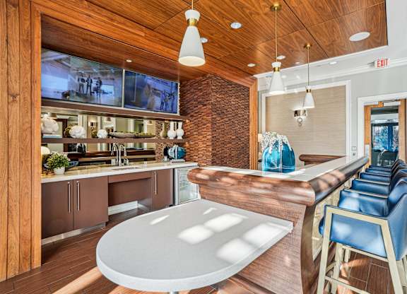 Clubroom bar