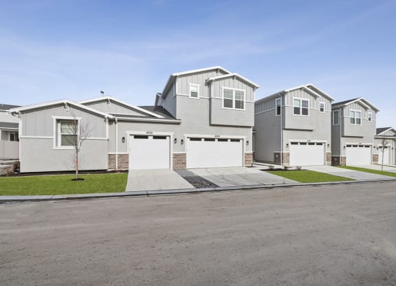 Exterior shot of townhome