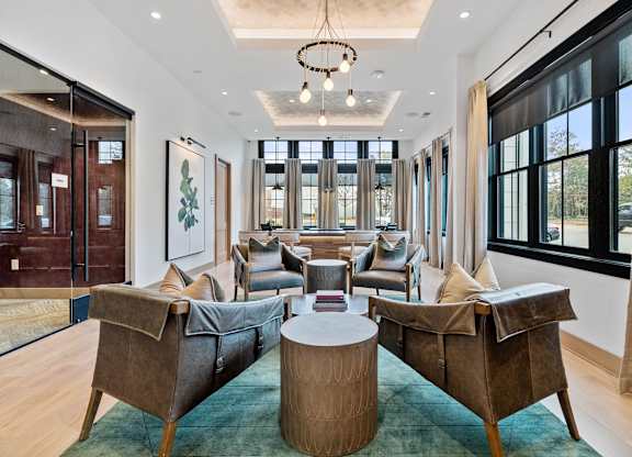 Modern Resident Lounge at 198 Milltown Apartments, Burlington
