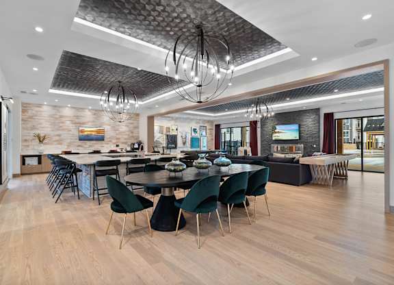 Resident Lounge at 198 Milltown Apartments, North Carolina, 27215