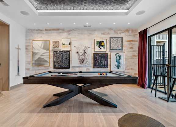 Pool Table at 198 Milltown Apartments, Burlington, North Carolina