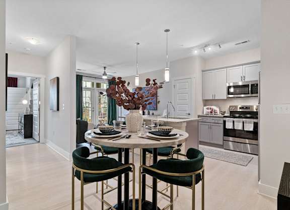 Dining And Kitchen at 198 Milltown Apartments, North Carolina  