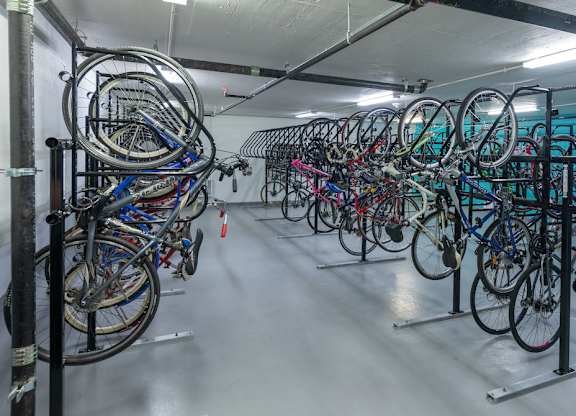 Bike Storage at The Pearl, Silver Spring, Maryland