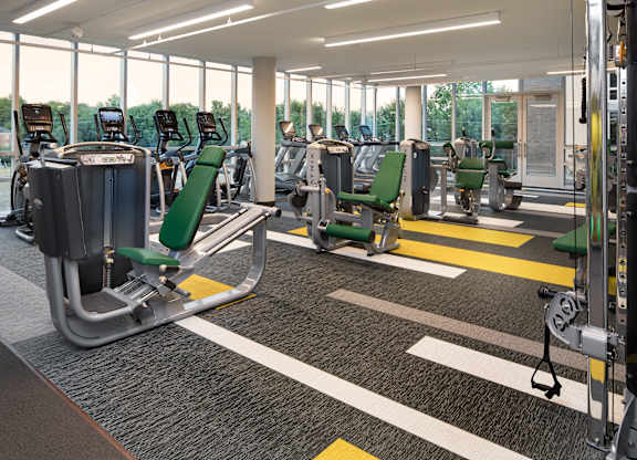 Fitness Area at The Pearl, Silver Spring, Maryland