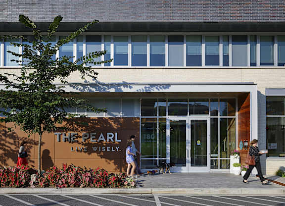 Exterior Building Entry at The Pearl, Silver Spring, Maryland