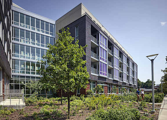 Exterior Terrace Level at The Pearl, Silver Spring, Maryland
