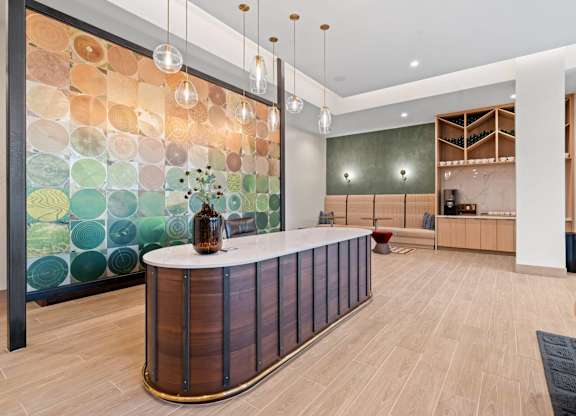 Lobby Entrance at The Hallon apartments, Hopkins, MN, 55343