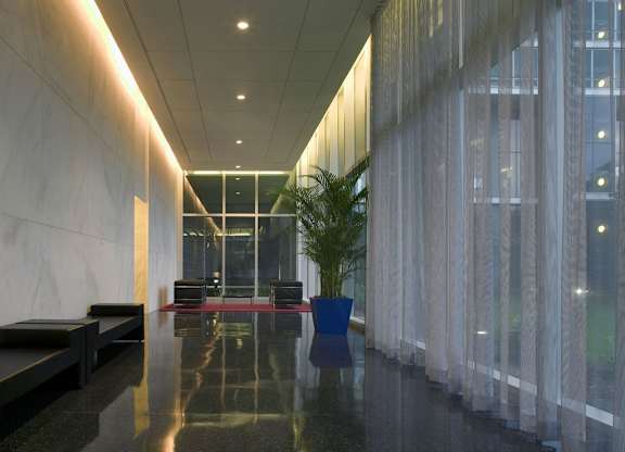 Spacious Lobby at Optima Old Orchard Woods, Skokie, Illinois