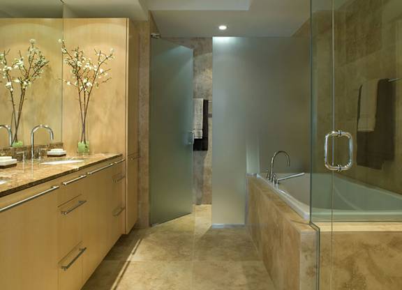 Model Bathroom at Optima Old Orchard Woods, Illinois, 60077