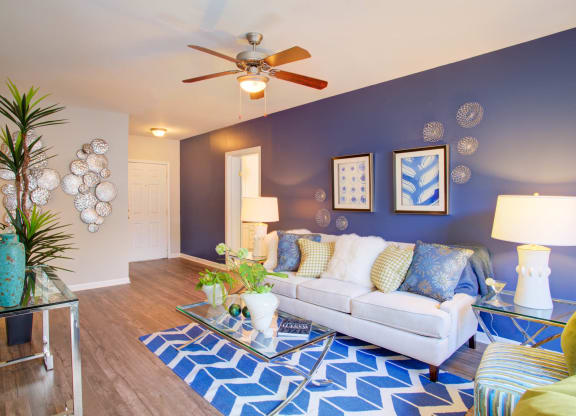 Modern Living Room at Metro 5514, Houston, Texas