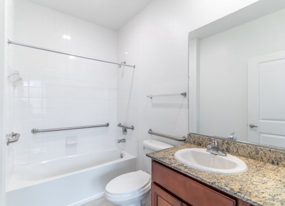 Bathroom with Grab Bars